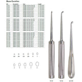 MILTEX SPRATT Bone Curette, angled, oval cup, Size 00, 9" (22.9cm). MPN: 26-1728 - Image 2
