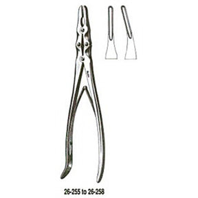 MILTEX SMITH-Petersen Laminectomy Rongeur, 7-1/2" (19.1 cm), straight jaws, 3 mm bite. MPN: 26-255