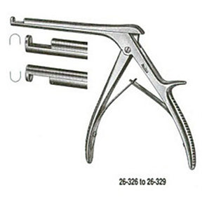 MILTEX SCHLESINGER Cervical Rongeur, thin tips, 6" (15.2 cm) shaft, up-bite, 3 mm. MPN: 26-326