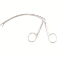 MILTEX Tendon Pulling Forceps, 5" (127mm), Curved Shaft, Serrated Jaws. MPN: 27-1016