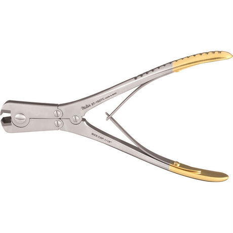 MILTEX Pin and Wire Cutter, 6-3/4" (169.5mm), Front and Side Cut, Tungsten Carbide, Double Action. MPN: 27-163TC