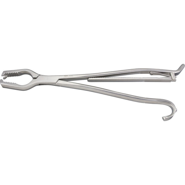 MILTEX LANE Bone Holding Forceps, 13" (33cm), with ratchet. MPN: 27-21
