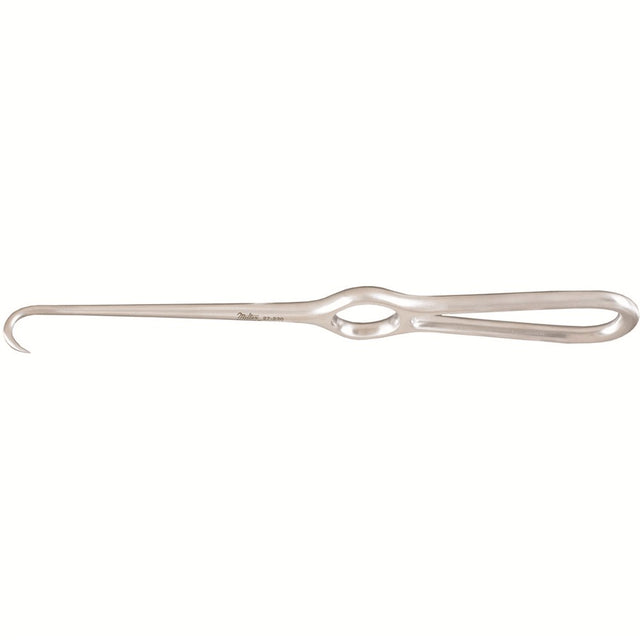MILTEX VOLKMAN Hook Retractor, 8-3/4" (225mm), Sharp, 15mm deep Hook. MPN: 27-230