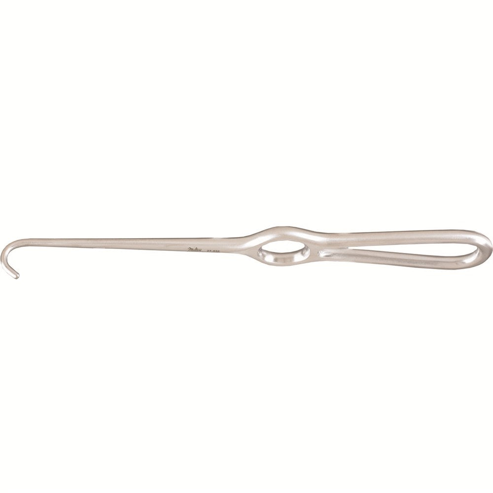MILTEX VOLKMAN Hook Retractor, 8-3/4" (225mm), Blunt, 15mm deep Hook. MPN: 27-232