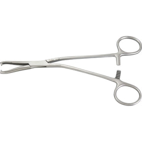 MILTEX DINGMAN Small Bone & Cartilage Clamp 7-1/4" (186mm), Serrated, 2 x 2 Teeth, 4mm Wide Jaws. MPN: 27-24