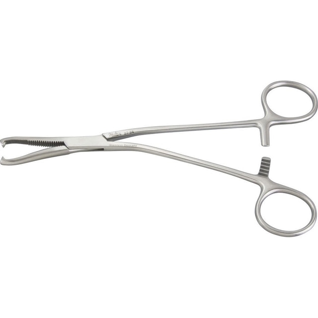 MILTEX DINGMAN Small Bone & Cartilage Clamp 7-1/4" (186mm), Serrated, 2 x 2 Teeth, 4mm Wide Jaws. MPN: 27-24
