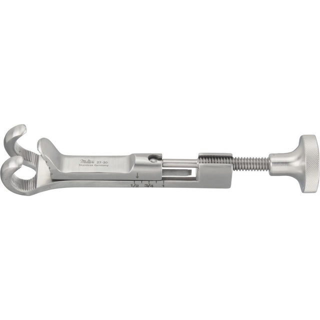 MILTEX LOWMAN Bone Holding Clamp 4-3/4", 1 x 2 Prong Jaws, 7/8" wide. MPN: 27-30