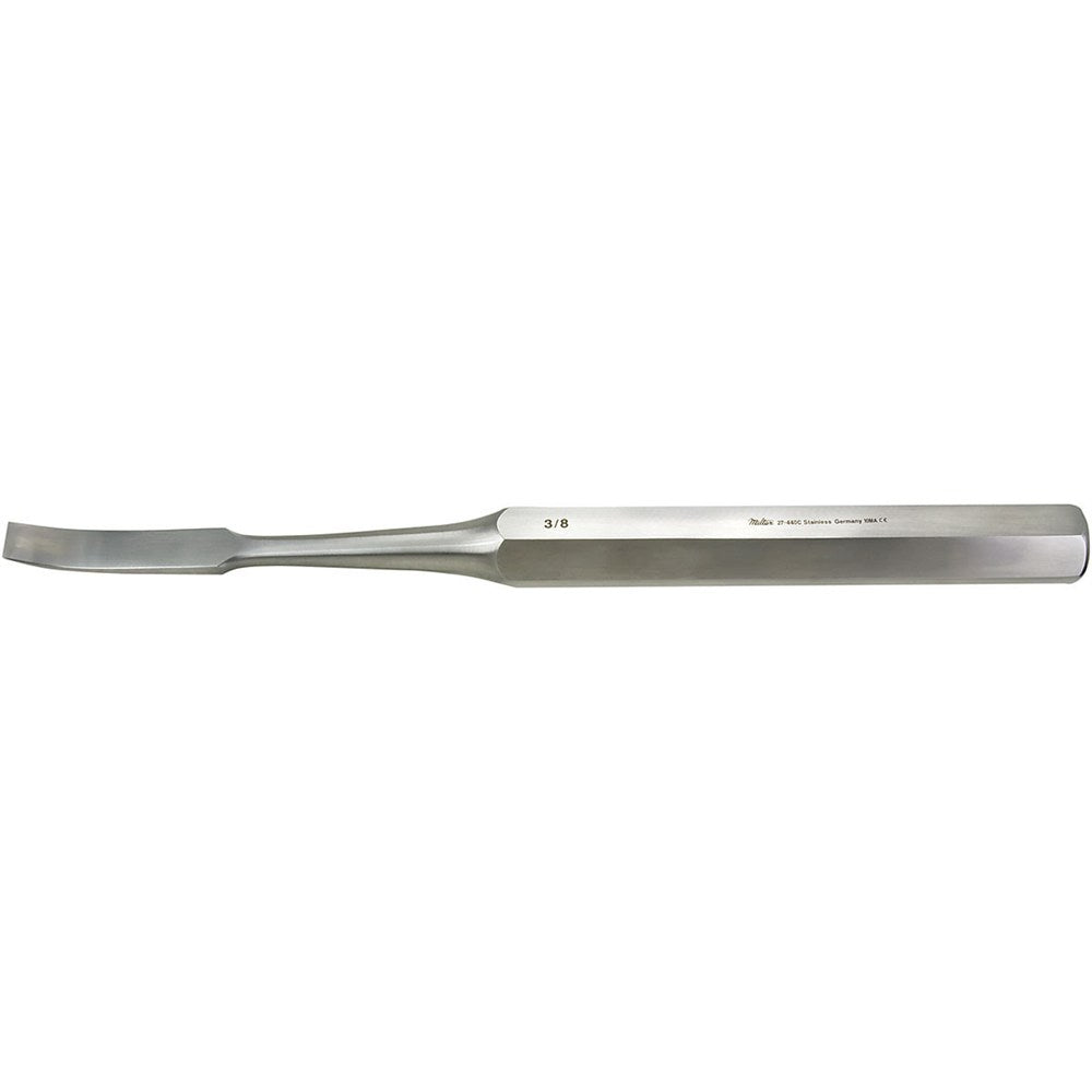 MILTEX HIBBS Osteotome, 9-1/2" (243mm), Curved, 19mm Wide Blade. MPN: 27-446C