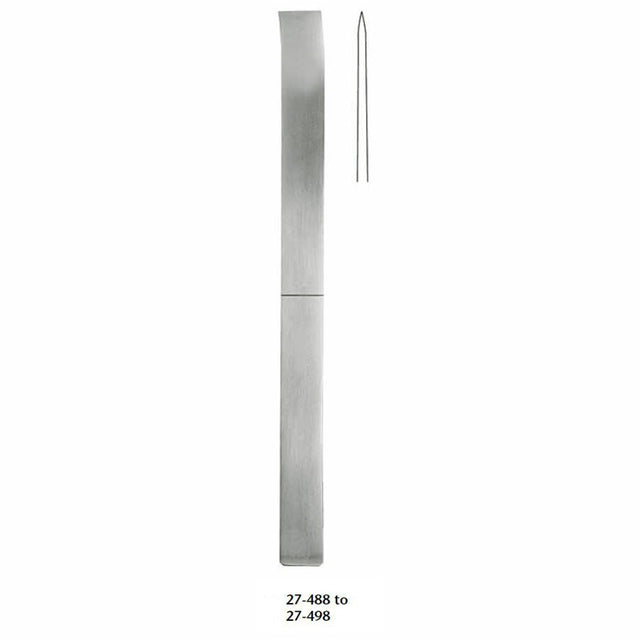 MILTEX LAMBOTTE Osteotome, 9" (22.9 cm), Straight, 6 mm (1/4" ). MPN: 27-488