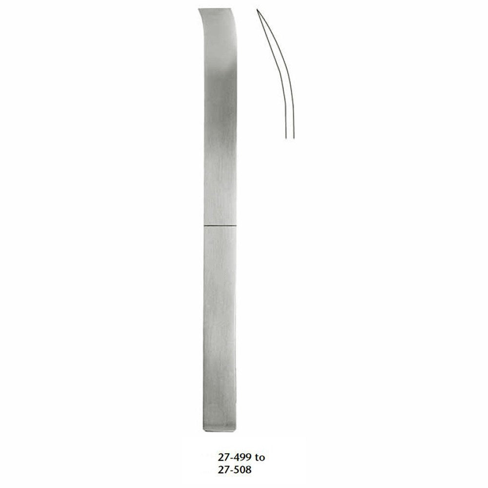 MILTEX LAMBOTTE Osteotome, 9" (22.9 cm), Curved, 13 mm (1/2"). MPN: 27-500