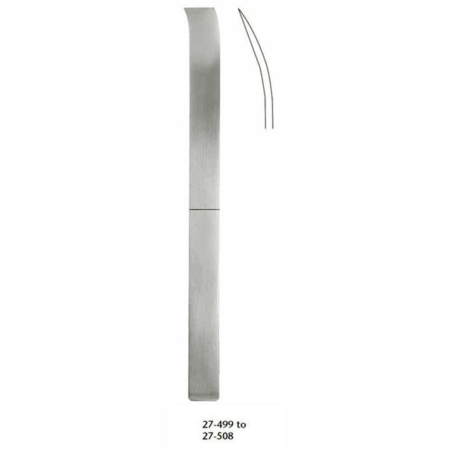 MILTEX LAMBOTTE Osteotome, 9" (22.9 cm), Curved, 13 mm (1/2"). MPN: 27-500