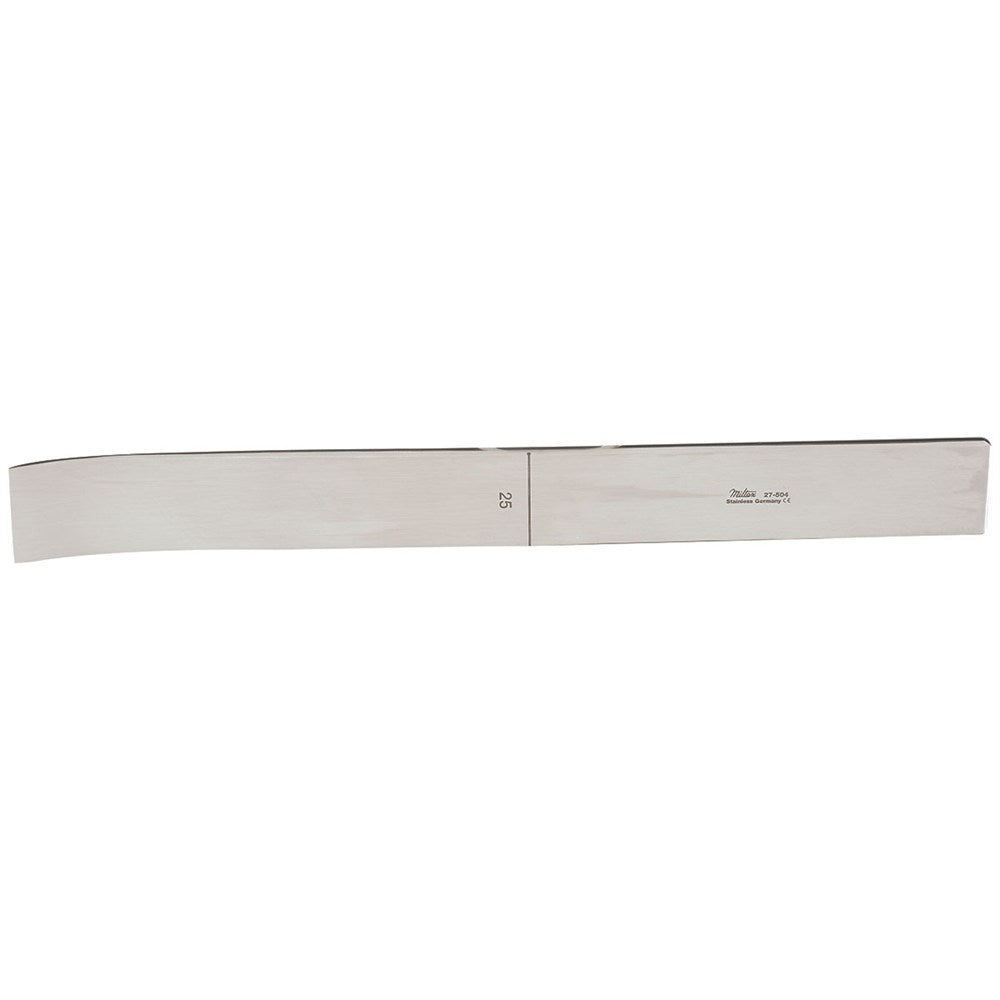 MILTEX LAMBOTTE Osteotome, 9" (22.9 cm), Curved, 25 mm (1"). MPN: 27-504