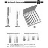 MILTEX SWISS Pattern Osteotome, 5" (127mm), Straight, 2mm wide. MPN: 27-599 - Image 2