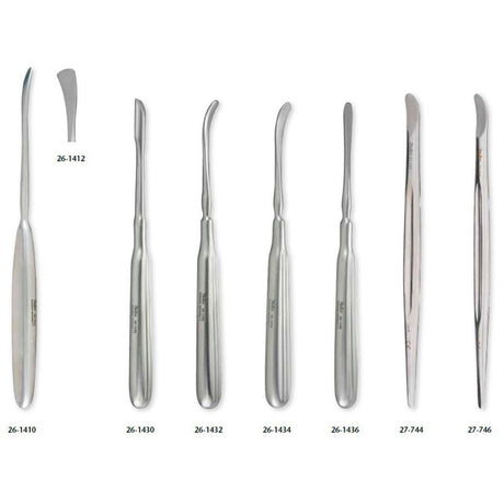MILTEX SAYRE Periosteal Elevator, 6-3/4" (17.1 cm), one straight blunt & one curved sharp end. MPN: 27-744 - Image 3