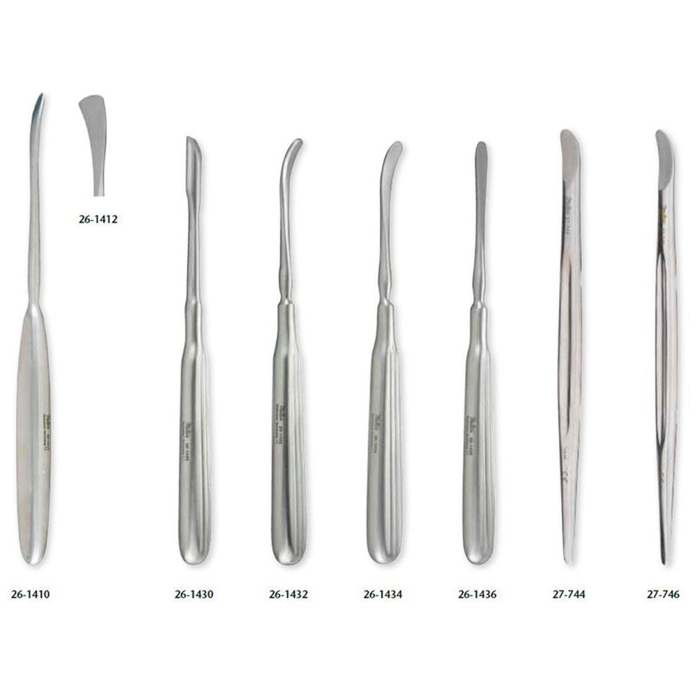MILTEX SAYRE Periosteal Elevator, 6-3/4" (17.1 cm), one straight blunt & one curved blunt end. MPN: 27-746 - Image 3