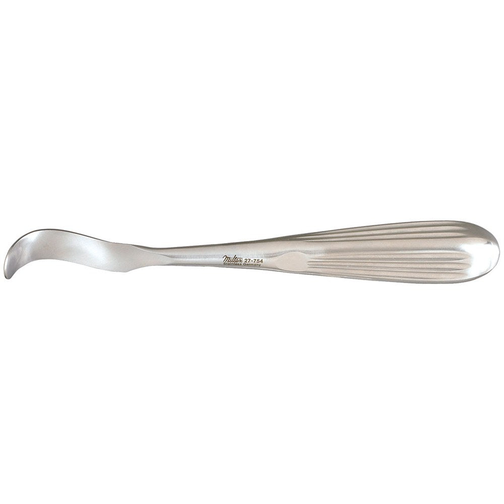 MILTEX CREGO Periosteal Elevator, 8" (20.3 cm), fully curved blade 14 mm. MPN: 27-754
