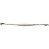 MILTEX VOLKMAN Double Ended Curette, 5-1/2" long, oval cups 5 X 10 mm & 6 X 20 mm. MPN: 27-920