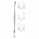 MILTEX VOLKMAN Double Ended Curette, 5-1/2" long, oval cups 5 X 10 mm & 6 X 20 mm. MPN: 27-920 - Image 5