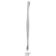 MILTEX VOLKMAN Bone Curette 7-3/4" (197mm), Double-Ended, Oval and Round Cup, 9.1x16.5mm and 11mm diameter. MPN: 27-928