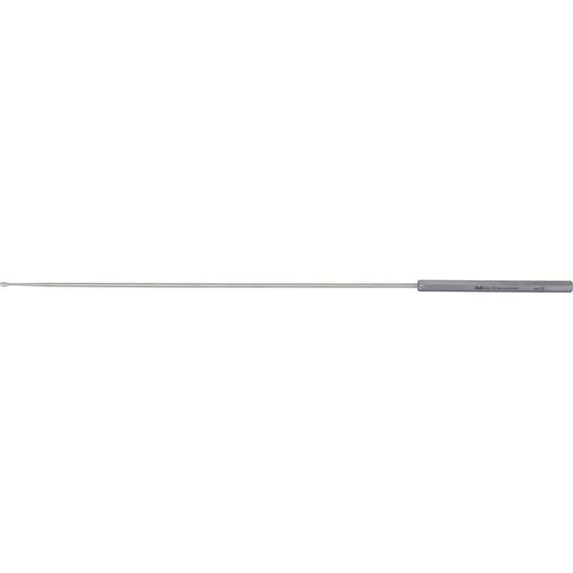 MILTEX BARR Fistula Probe, 8" (20.3 cm) sterling shaft, eye at tip, 11-1/2" (29.2 cm) overall. MPN: 28-104