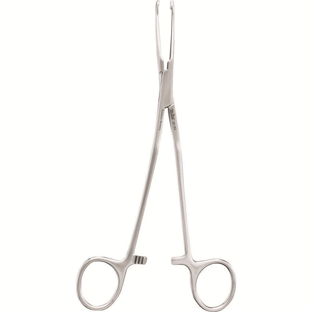 MILTEX McGivney Hemorrhoidal Grasping Forceps, 7-1/2" (193mm), angled shanks. MPN: 28-152
