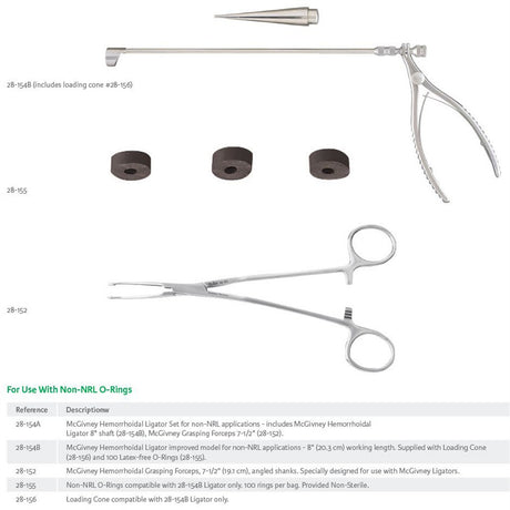 MILTEX McGivney Hemorrhoidal Grasping Forceps, 7-1/2" (193mm), angled shanks. MPN: 28-152 - Image 2