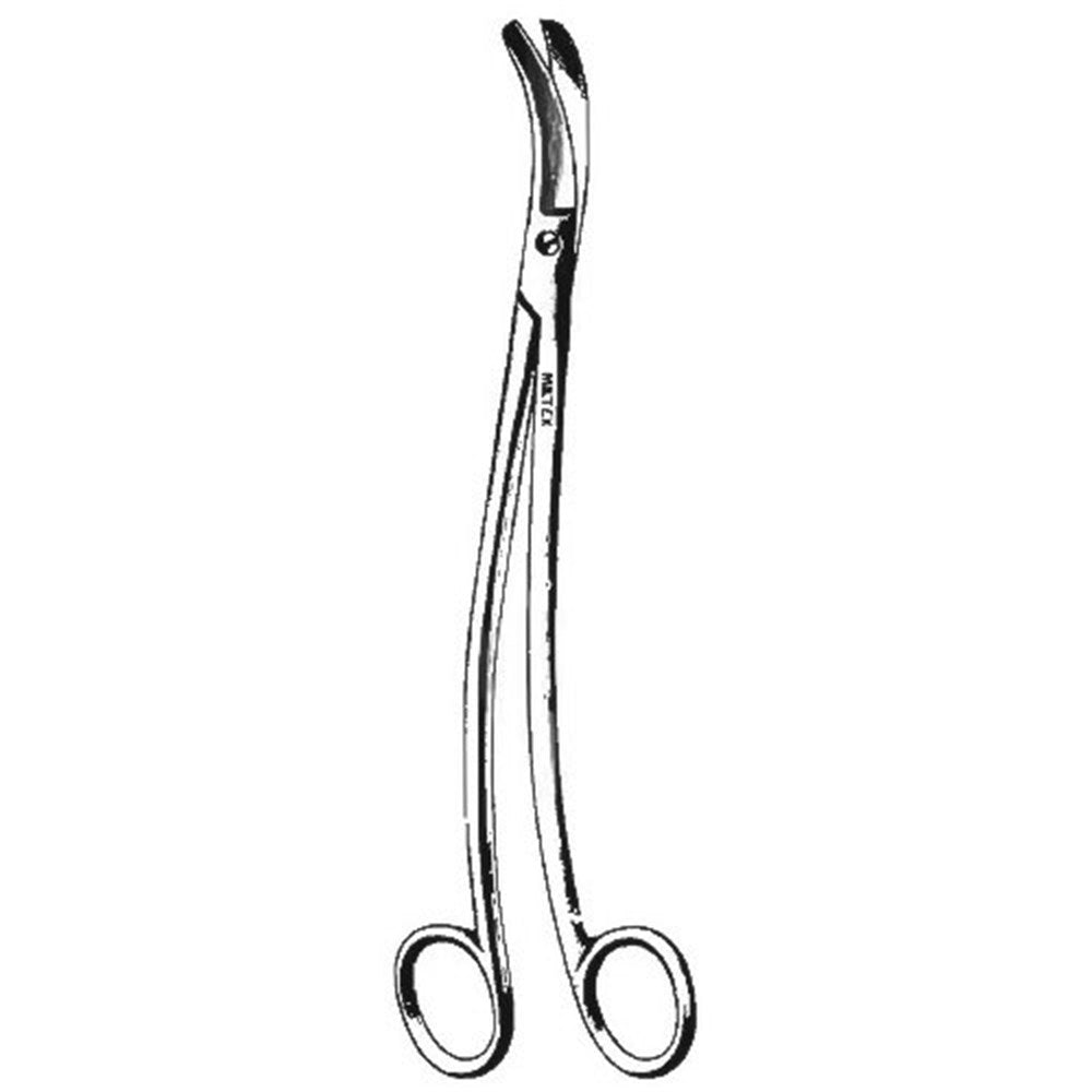 MILTEX PRATT Rectal Scissors, 8-1/4" (21 cm), S-shaped, blunt points. MPN: 28-244