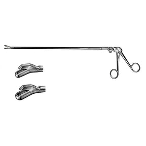 MILTEX TURRELL Biopsy Forceps with Rotating Shafts, angled jaws 4 X 8 mm bite, basket, ring handle, 16" (40.6 cm) shaft length. MPN: 28-324