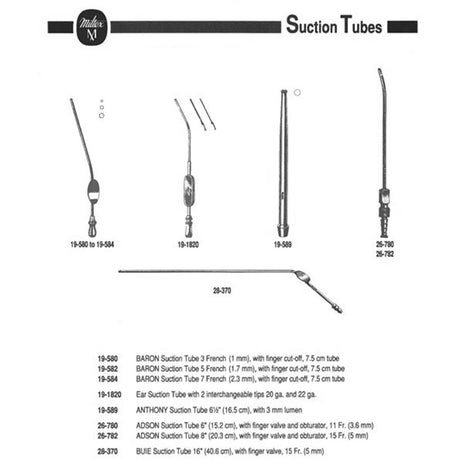 MILTEX BUIE Suction Tube, 16" (40.6 cm), with finger valve, 15 French (5 mm). MPN: 28-370 - Image 2