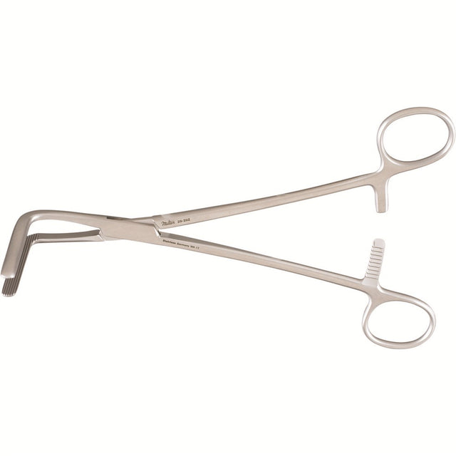 MILTEX WERTHEIM-CULLEN Pedicle Clamp, 8-1/4" (211mm), right angle jaws, 2-3/8" (60mm) long. MPN: 29-282