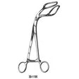 MILTEX SOMER Uterine Elevating Fopceps, 9" (22.9 cm), curved jaws. MPN: 30-1190