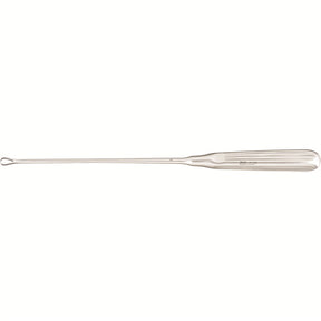 MILTEX SIMS Uterine Curette, 11" (27.9 cm), sharp blades on malleable shank, size 00. MPN: 30-1205-0