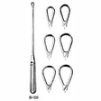 MILTEX THOMAS Uterine Curette, 11" (27.9 cm), blunt blades on malleable shank, size 4. MPN: 30-1225-4