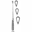 MILTEX GREENE Uterine Curette, 11" (27.9 cm), serrated blunt blade on malleable shank, size 2. MPN: 30-1255-2