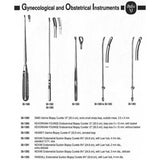 MILTEX SIMS Uterine Biopsy Curette, 10" (25.4 cm), extra small sharp loop, outside measures 2.5 X 5 mm. MPN: 30-1380 - Image 2