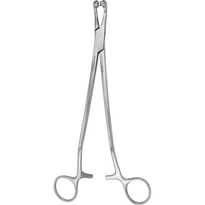 MILTEX THOMS-GAYLOR Uterine Biopsy Forceps, 9-1/2" (24.1 cm), angled shank, curved jaws, 5 mm bite, interfitted cups. MPN: 30-1410