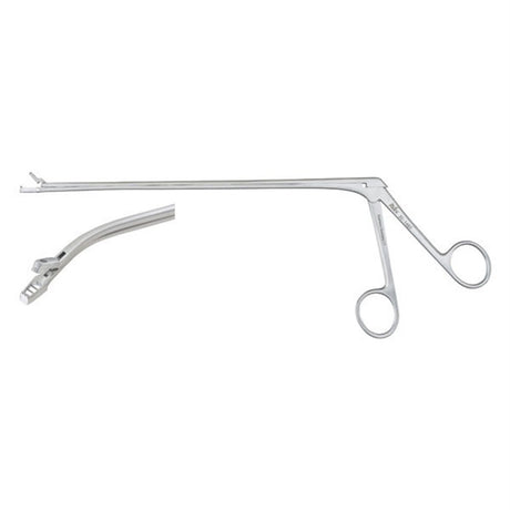 MILTEX WITTNER Uterine Biopsy Forceps, 8-1/2" (21.6 cm) shaft, teeth on lower jaw, standard model with angled tip. MPN: 30-1486