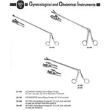 MILTEX WITTNER Uterine Biopsy Forceps, 8-1/2" (21.6 cm) shaft, teeth on lower jaw, standard model with angled tip. MPN: 30-1486 - Image 2