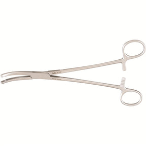MILTEX HEANEY Hysterectomy Forceps, 8-1/4" (21 cm), heavy pattern, single tooth, curved. MPN: 30-1700