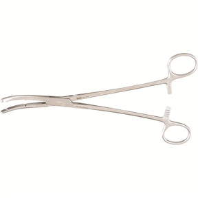 MILTEX HEANEY Hysterectomy Forceps, 8-1/4" (21 cm), heavy pattern, double tooth, curved. MPN: 30-1710