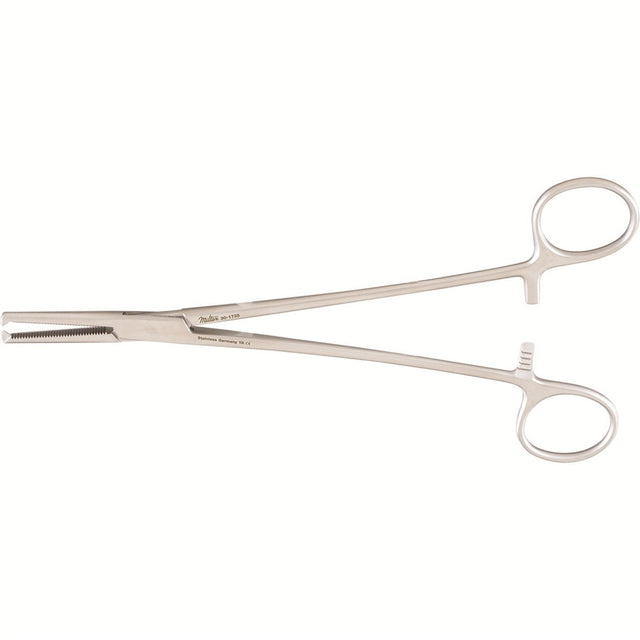 MILTEX PHANEUF Uterine Artery Forceps, 8" (20.3 cm), horizontal serrated jaws, 1 X 2 teeth, straight. MPN: 30-1735