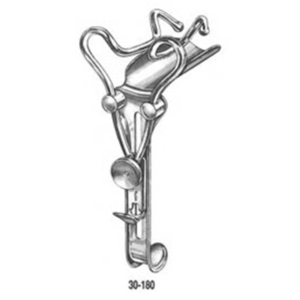 MILTEX GUTMANN Vaginal Speculum, examining type, self-retaining, 1-3/8" (3.5 cm) X 4" (10.2 cm). MPN: 30-180