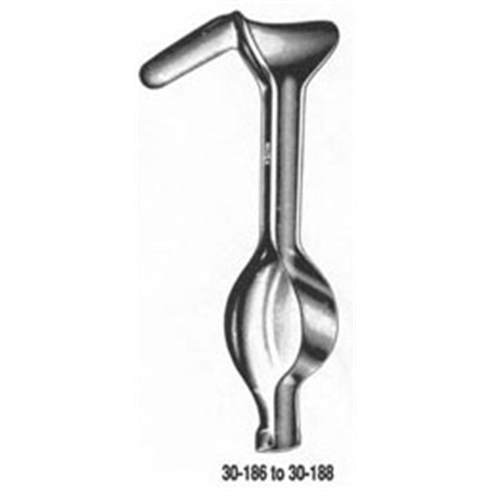 MILTEX AUVARD Weighted Vaginal Speculum, 9" (22.9 cm), 2.5 lbs. (1136 g),slightly angled 75 deg. MPN: 30-187
