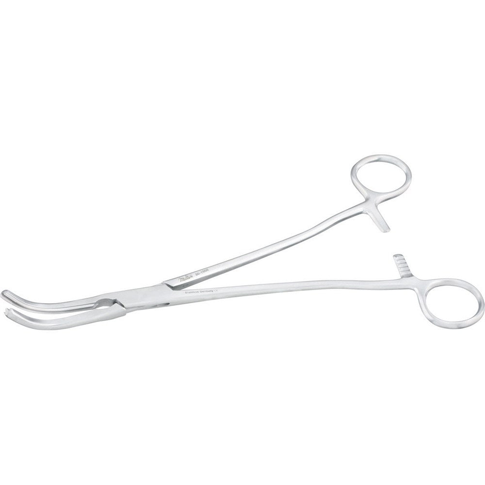 MILTEX Z-Type Hysterectomy/Parametrium Forceps, 9-1/2" (24.1cm), Curved, Flared Shanks. MPN: 30-1906