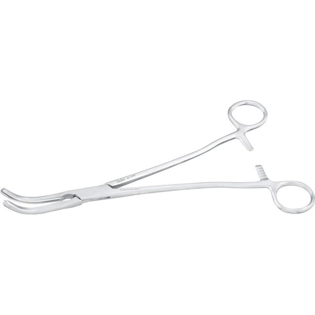 MILTEX Z-Type Hysterectomy/Parametrium Forceps, 9-1/2" (24.1cm), Curved, Flared Shanks. MPN: 30-1906