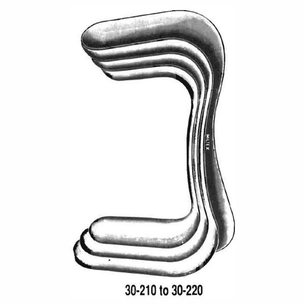 MILTEX SIMS Vaginal Speculum, 5-1/4" (135mm) Double End, SMALL SIZE. MPN: 30-210