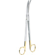 MILTEX Z-Type Hysterectomy/Parametrium Scissors, 9" (22.9cm) Curved, Carb-N-Sert Blades. MPN: 30-2102TC