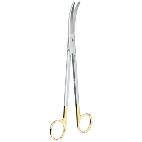 MILTEX Z-Type Hysterectomy/Parametrium Scissors, 10-1/2" (26.7cm) Curved, Carb-N-Sert Blades. MPN: 30-2106TC
