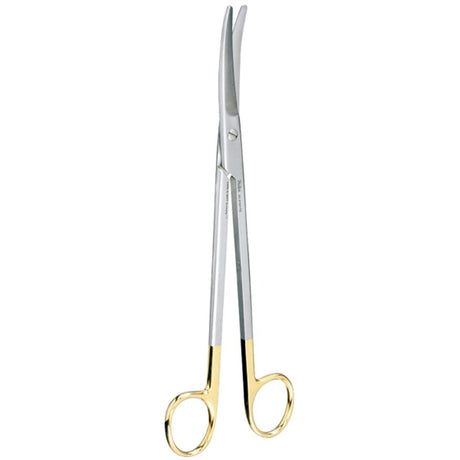 MILTEX Z-Type Hysterectomy/Parametrium Scissors, 12" (30.5cm) Slight Curve, Carb-N-Sert Blades. MPN: 30-2109TC