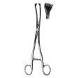 MILTEX IOWA Membrane Puncturing Forceps, 10-1/4" (26 cm), double curved, 6 X 6 teeth. MPN: 30-2250